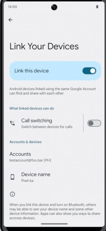 Sync your Android device