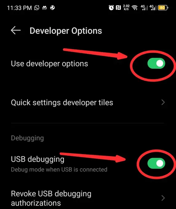 Enable USB Debugging on Infinix phone