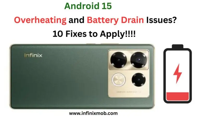 Overheating and Battery Drain Issues on XOS 15 Android