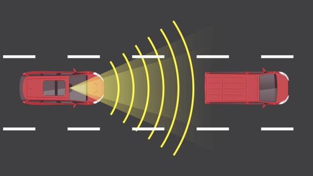 A vehicle sensor radar at