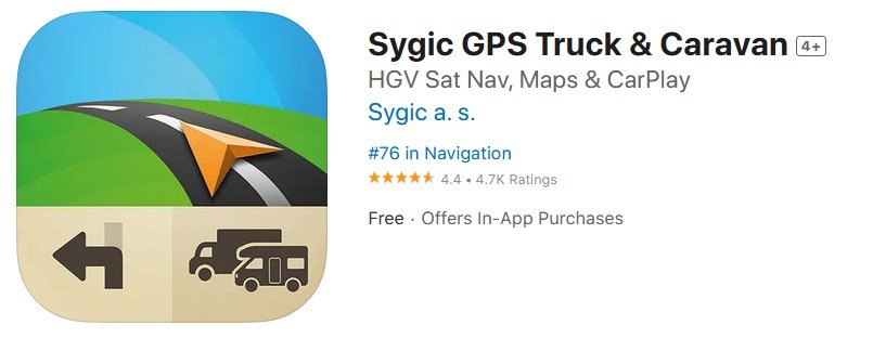Sygic GPS Truck & Caravan