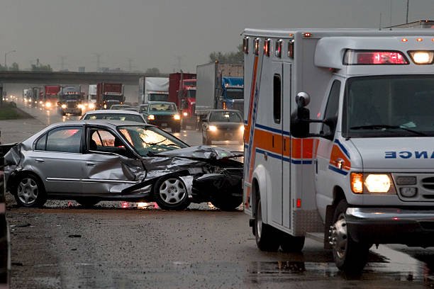 A Car Crash on a Major Highway