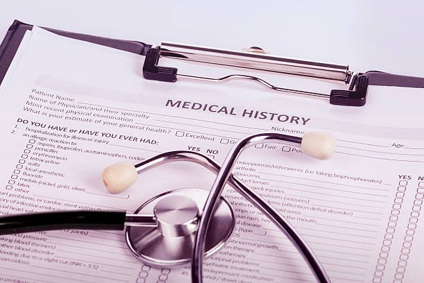 A patient medical history