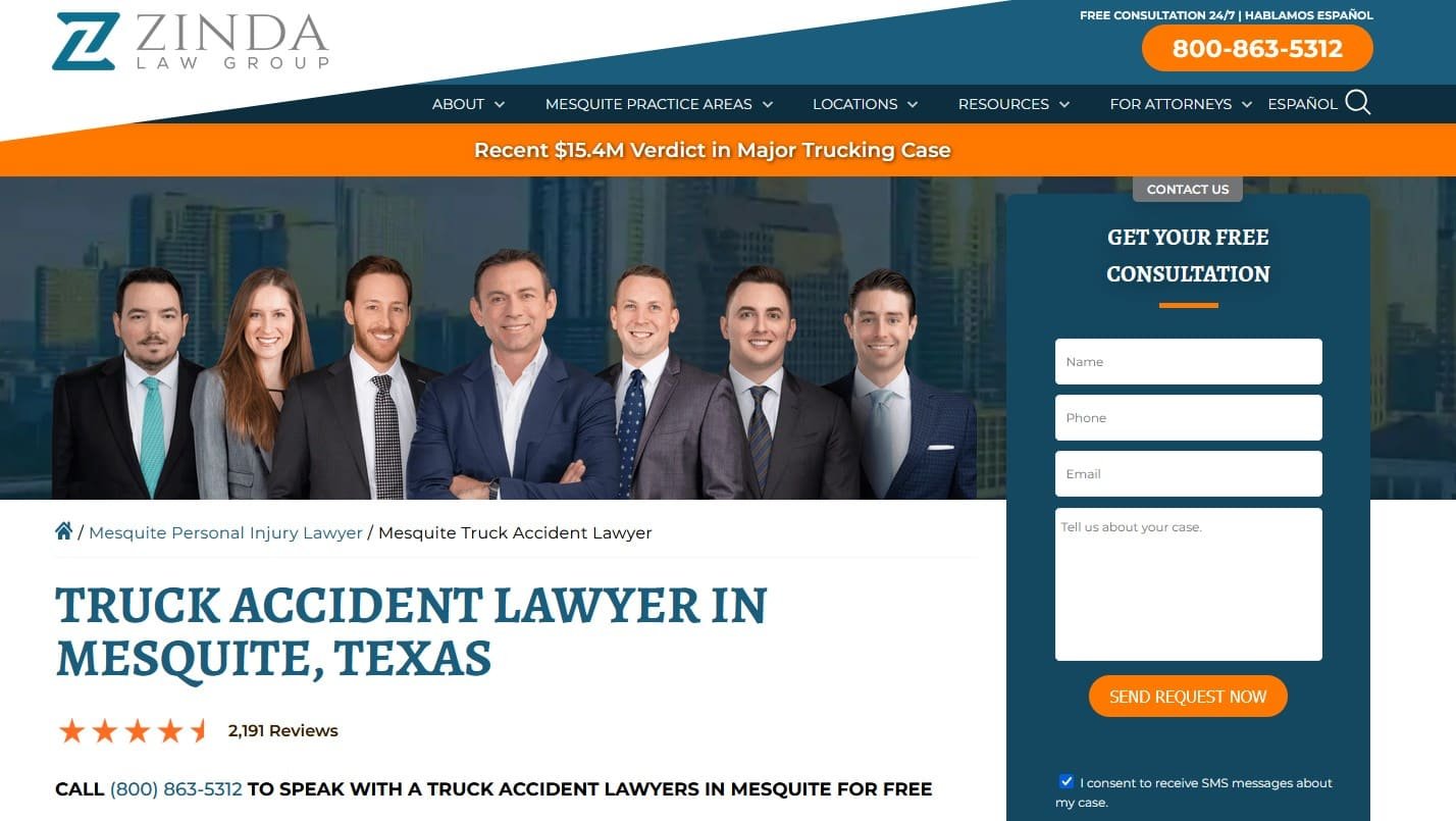 Zinda Law Group Semi-truck Accident Lawyer