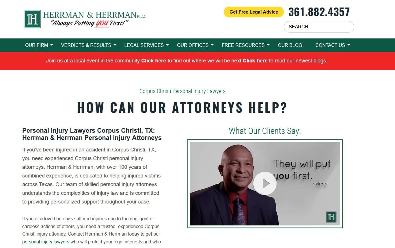 Herrman and Herrman PLLC Truck Accident Lawyer Fort Worth, TX