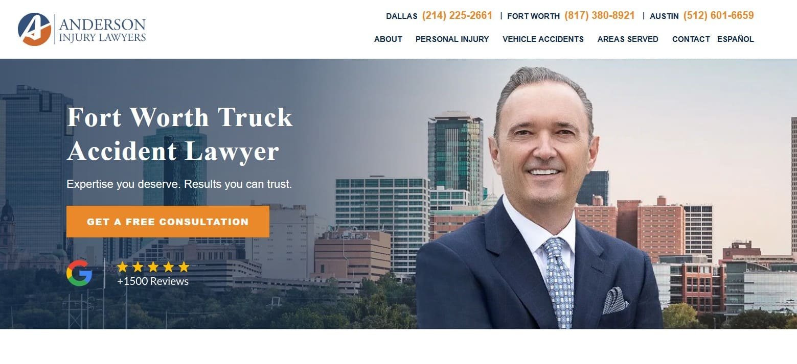 Anderson Injury Lawyers Fort Worth