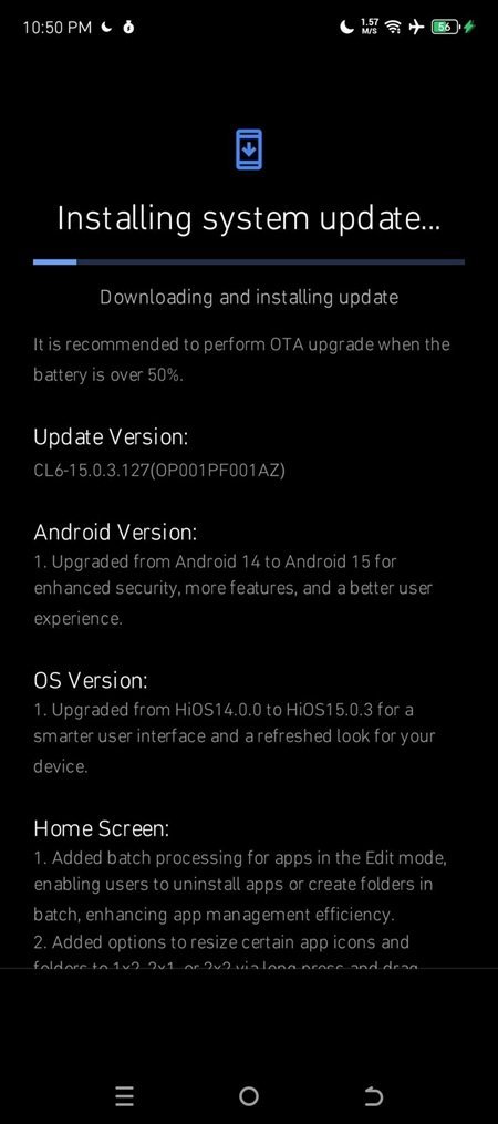 TECNO Android Update