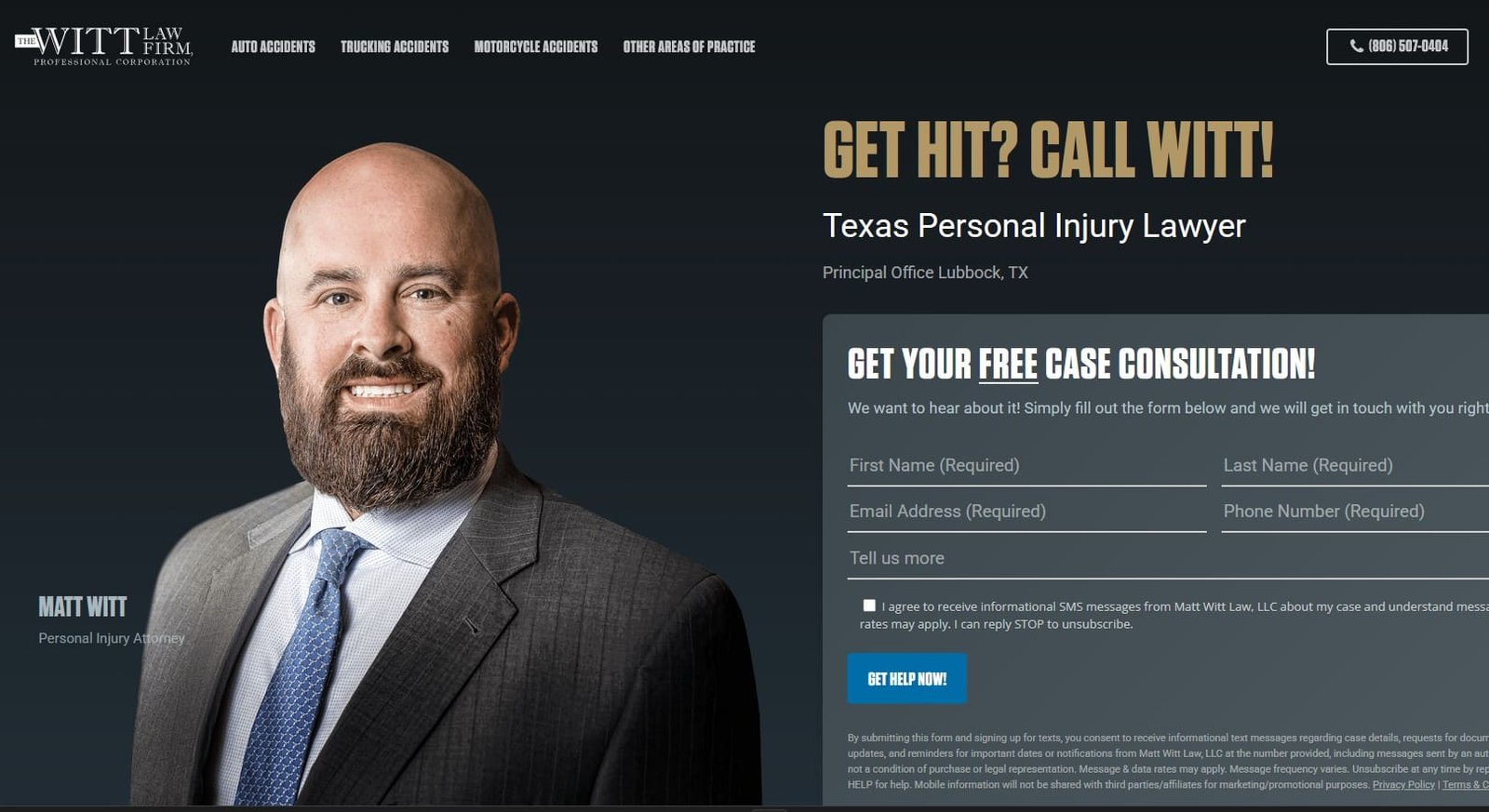 The Witt Law Firm, P.C., Top Lubbock Trucking Accident Attorney